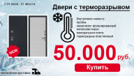 Дверь с терморазрывом ВМ-100 весь июль