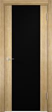 Дверь межкомнатная Серия Сан-Рэмо Тик 01 черное стекло